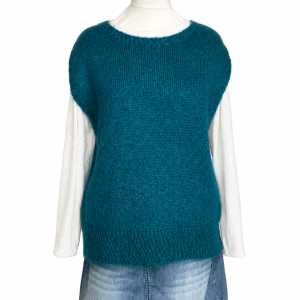 Pull sans manche femme